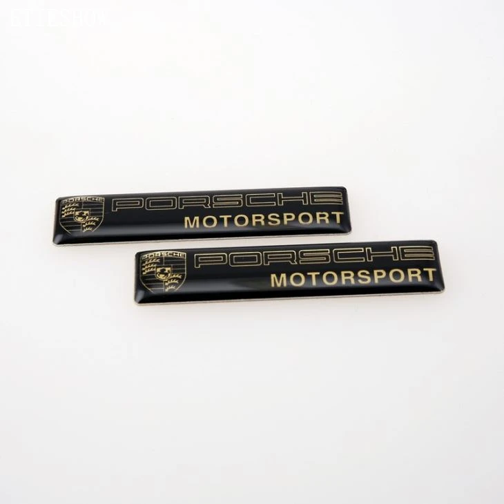 Porsche Epoxy Sticker