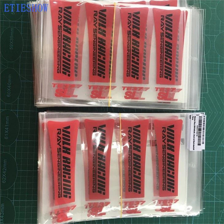 TE37 WHEEL STICKERS
